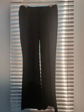 JEANNE BEKER Black Straight-Leg Trousers - Size 4